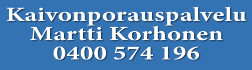 Kaivonporauspalvelu M. Korhonen logo